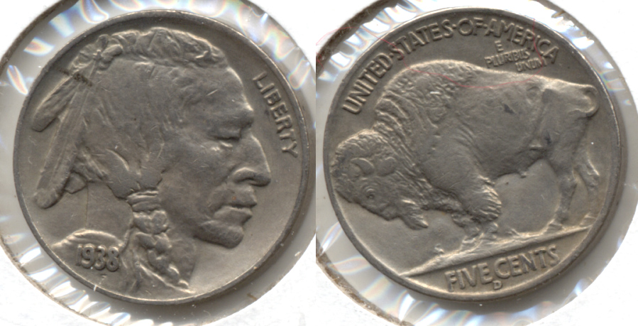 1938-D Buffalo Nickel AU-50 l