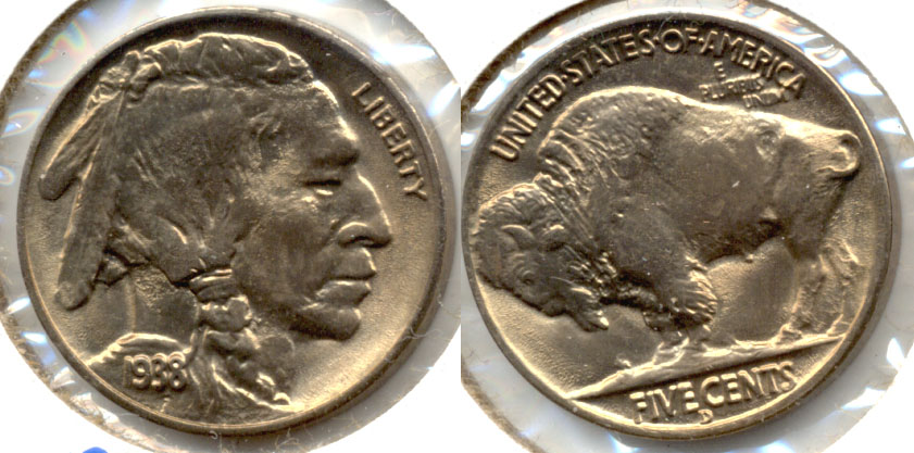 1938-D Buffalo Nickel MS-64 a