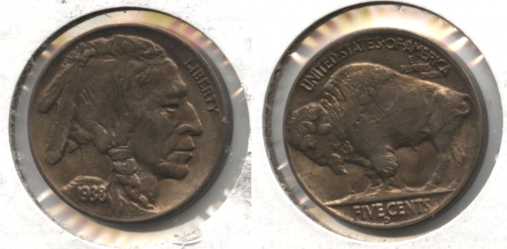 1938-D Buffalo Nickel MS-64 #f