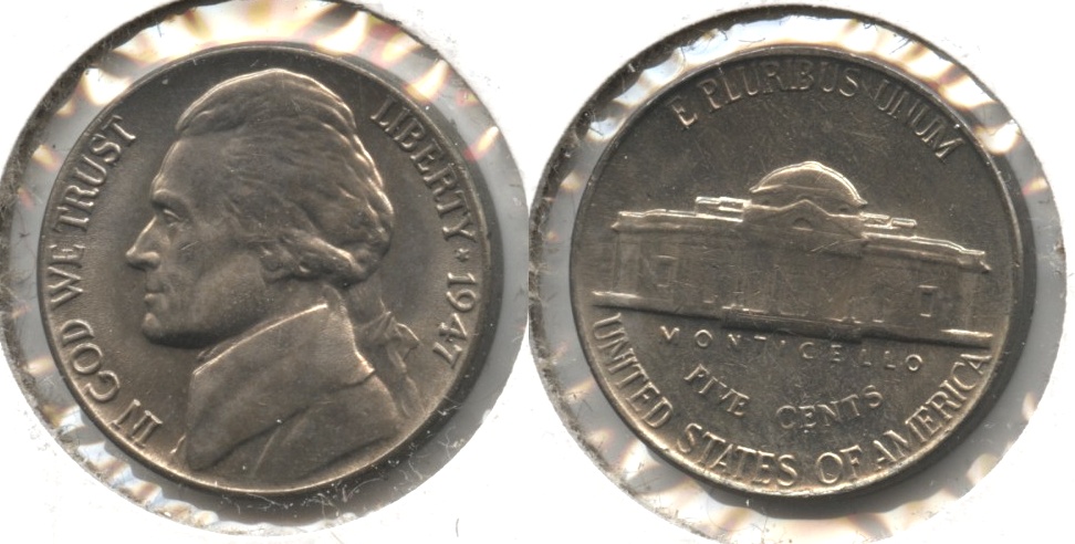 1947 Jefferson Nickel Mint State