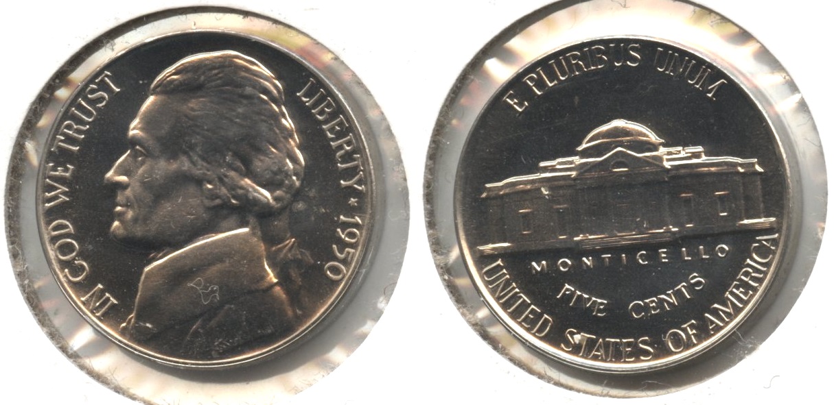1950 Jefferson Nickel Proof-63