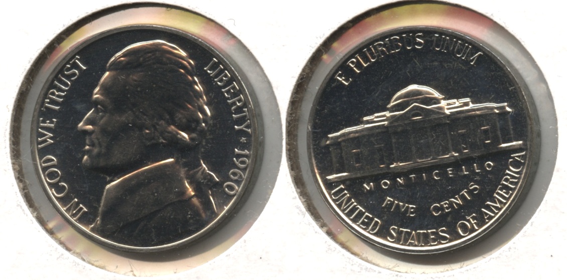 1960 Jefferson Nickel Proof