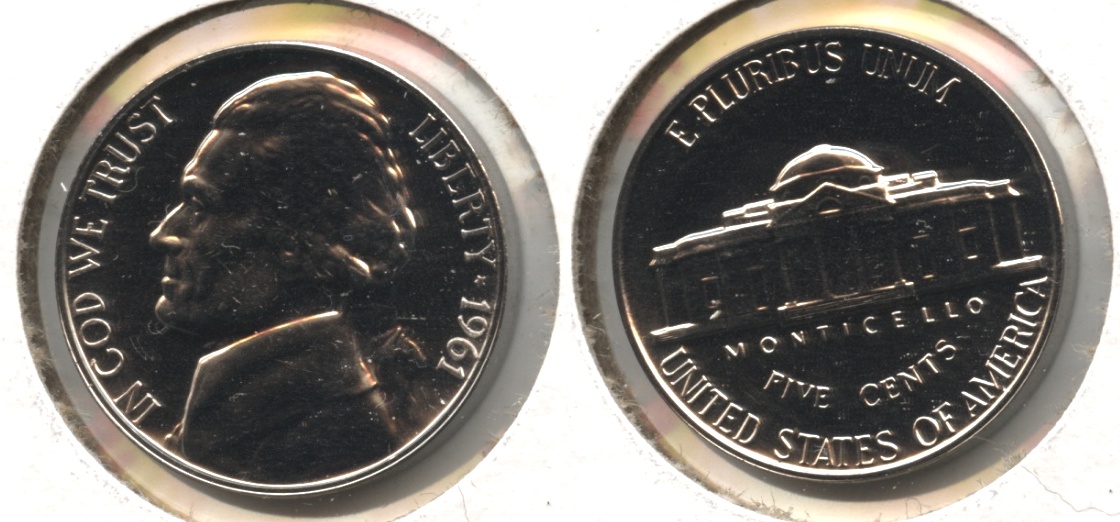 1961 Jefferson Nickel Proof