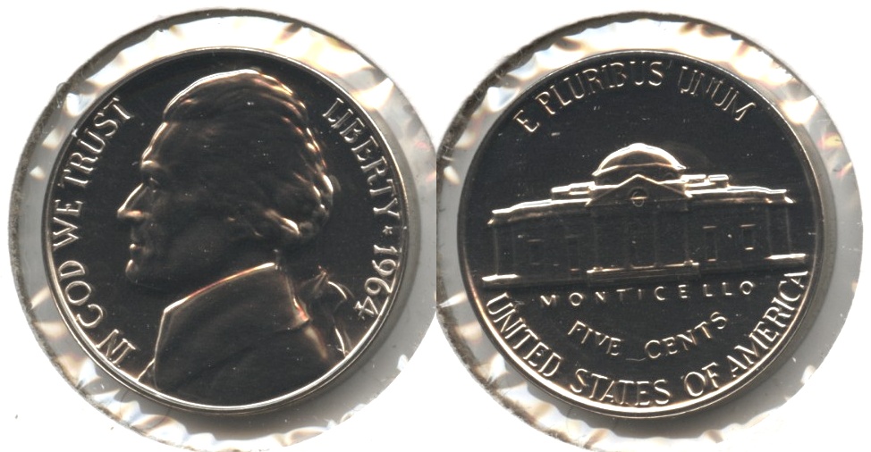 1964 Jefferson Nickel Proof