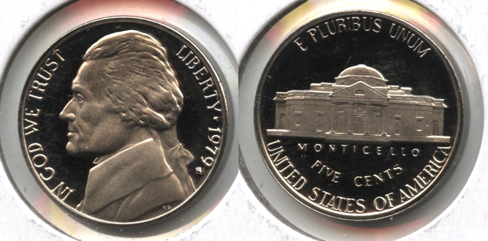 1979-S Type 1 Filled S Jefferson Nickel Proof