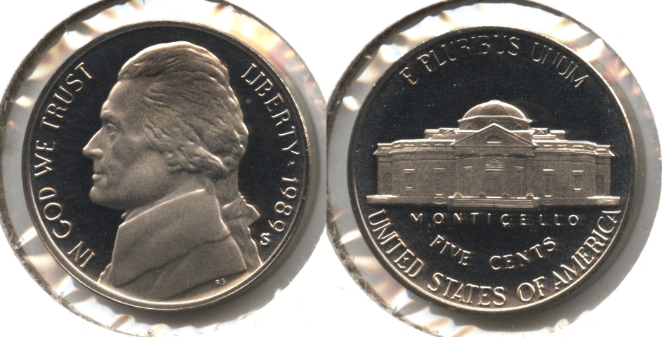 1989-S Jefferson Nickel Proof