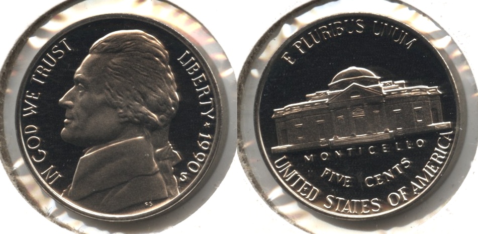 1990-S Jefferson Nickel Proof