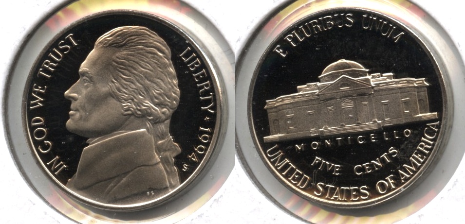 1994-S Jefferson Nickel Proof