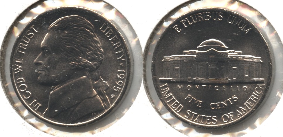 1995-P Jefferson Nickel Mint State