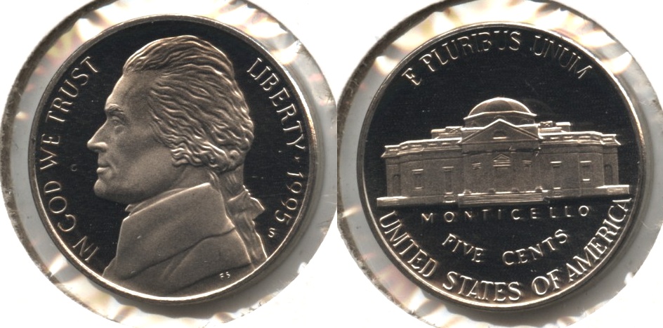 1995-S Jefferson Nickel Proof