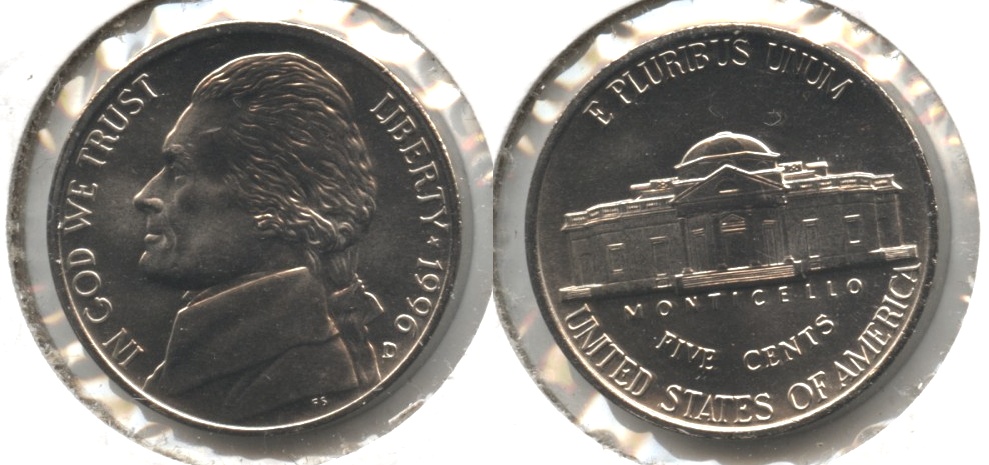 1996-D Jefferson Nickel Mint State