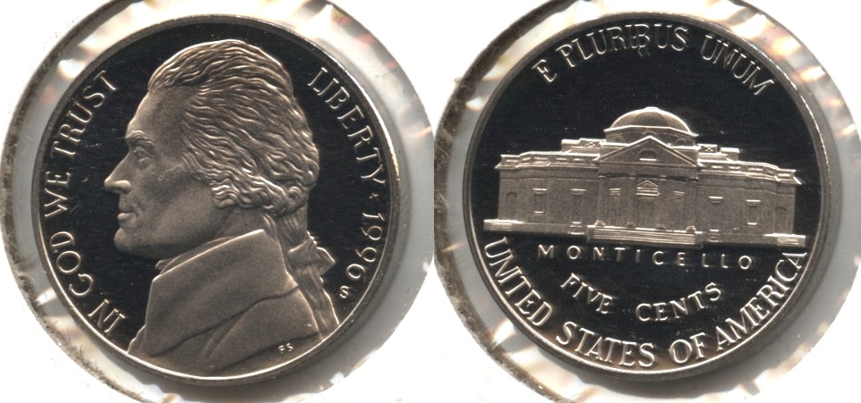 1996-S Jefferson Nickel Proof