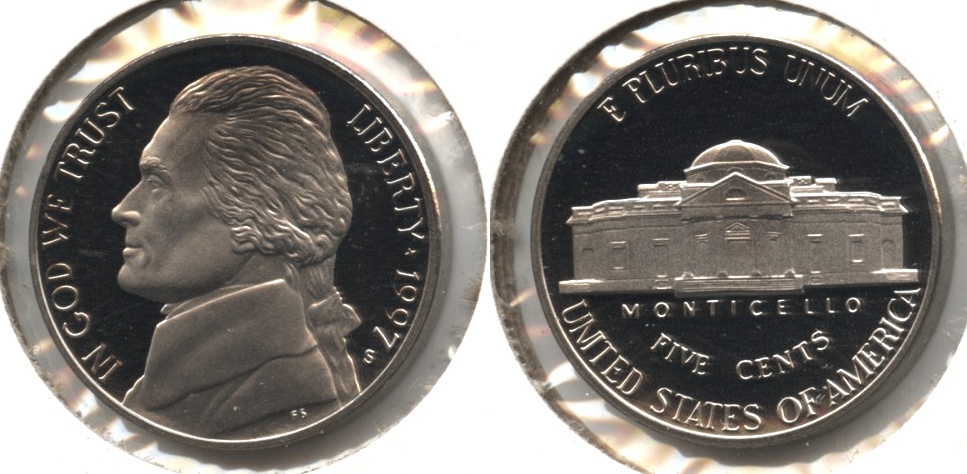 1997-S Jefferson Nickel Proof