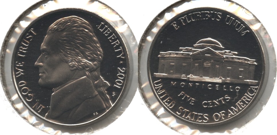 2001-S Jefferson Nickel Proof