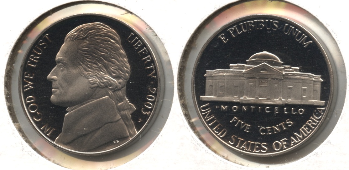 2003-S Jefferson Nickel Proof