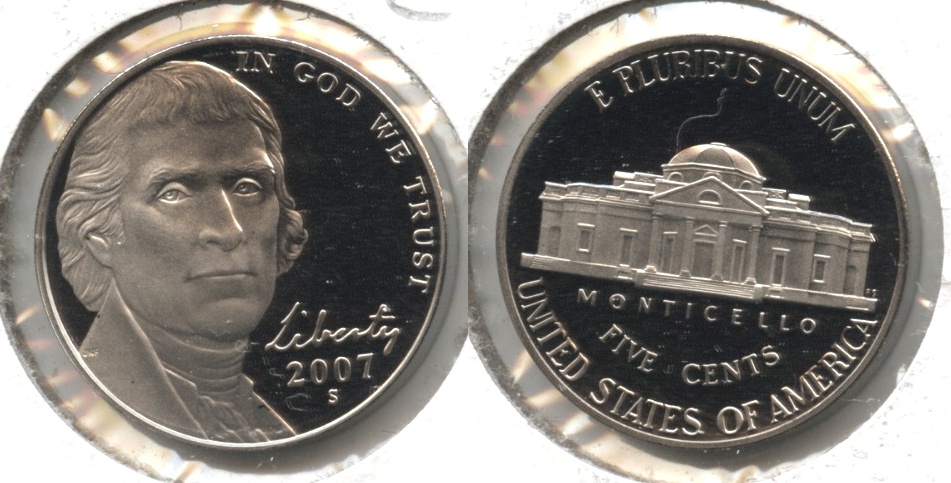 2007-S Jefferson Nickel Proof