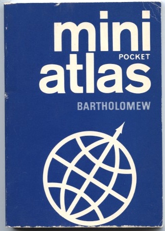 Mini Pocket Atlas by David Bartholomew Published 1971