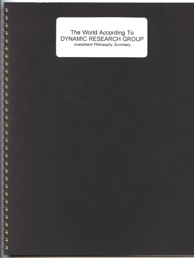 The World According To Dynamic Research Group by David Gottstein Published 1993
