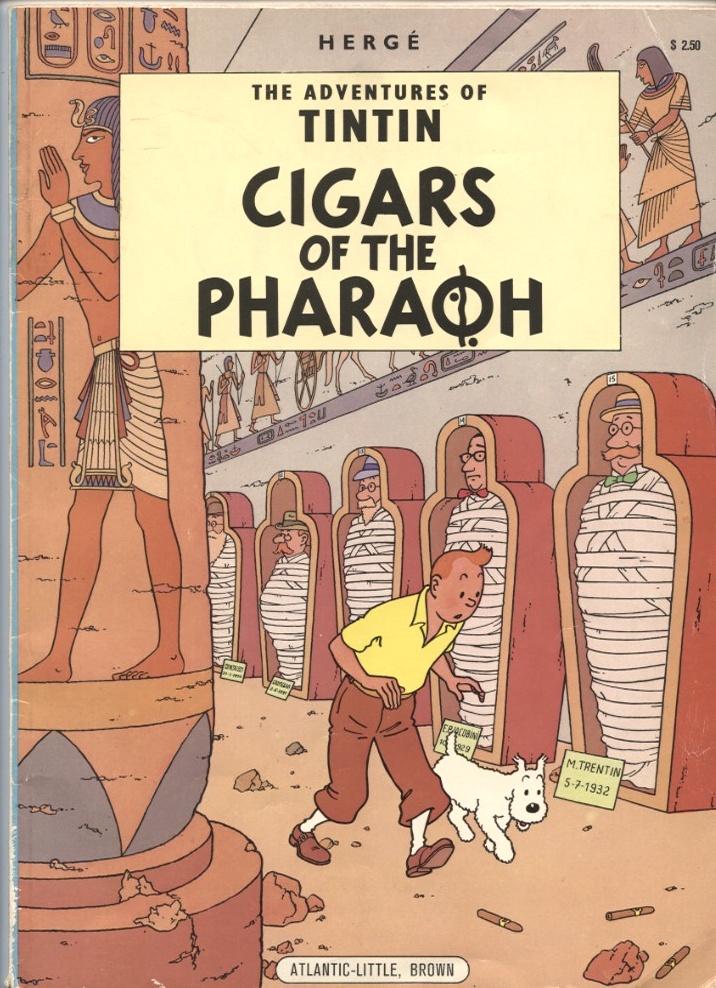 Adventures of Tintin Cigars Of The Pharaoh by Herge Published 1975