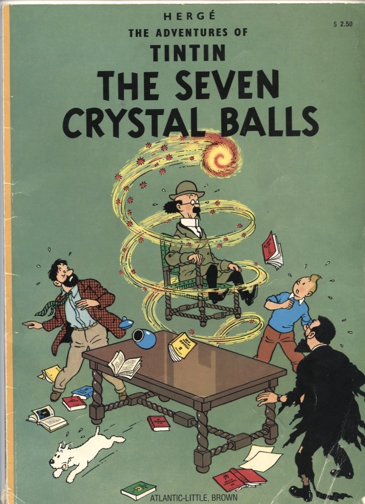Adventures of Tintin The Seven Crystal Balls by Herge Published 1975