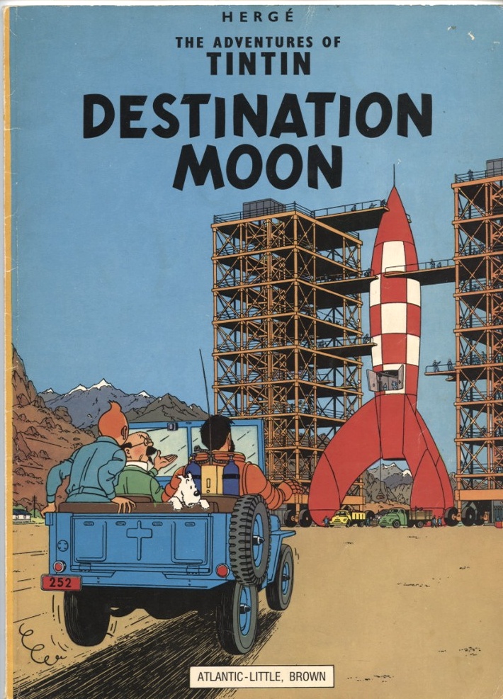 Adventures of Tintin Destination Moon by Herge Published 1976