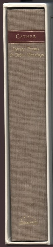 Library of America Willa Cather Stories Poems and Other Writings
