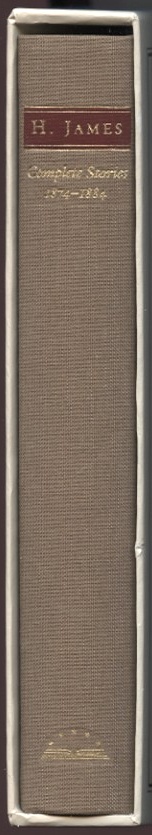Library of America Henry James Complete Stories 1874 - 1884