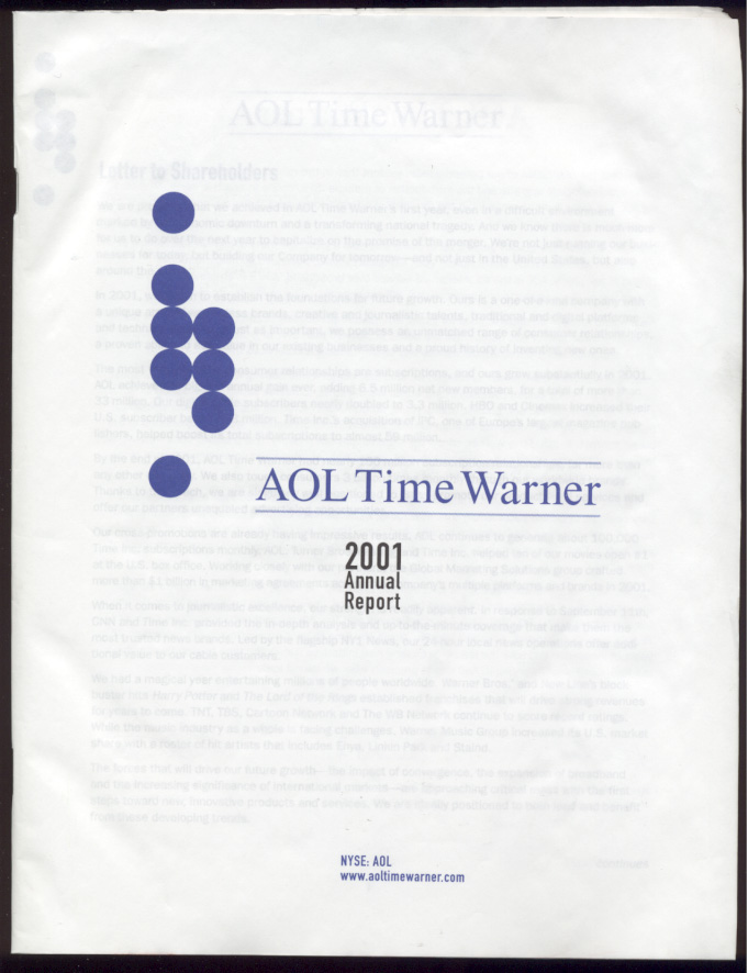 AOL Time Warner 2001 Annual Report