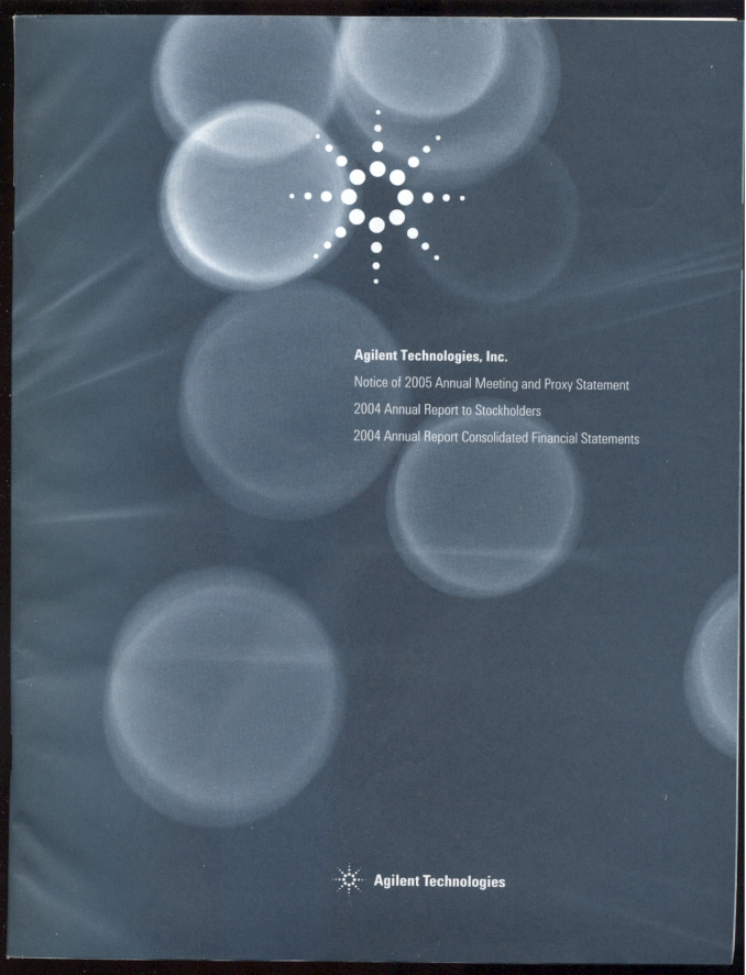 Agilent Technologies Inc 2004 Annual Report