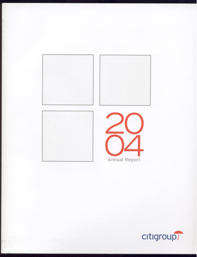 Citigroup 2004 Annual Report
