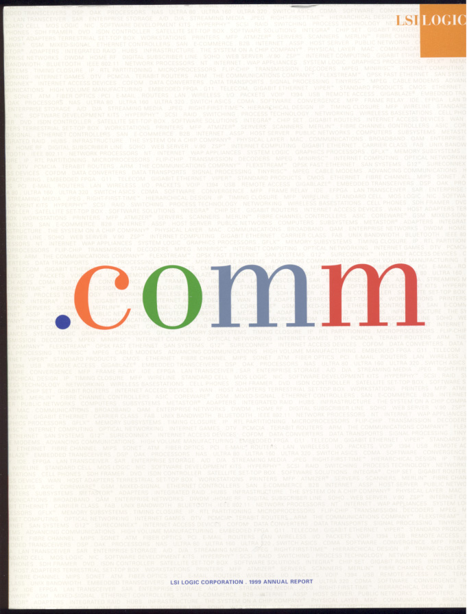 LSI Logic 1999 Annual Report