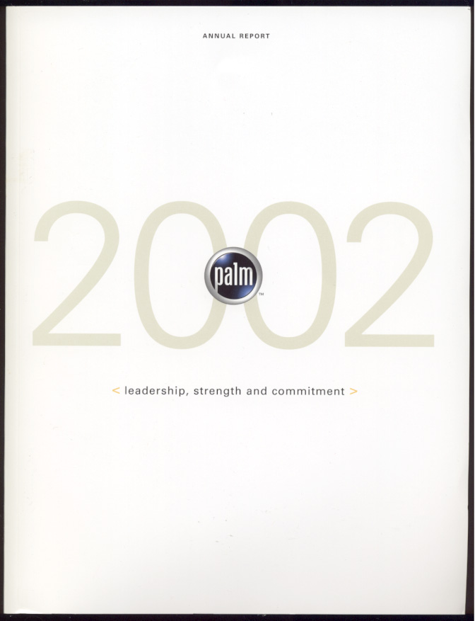 Palm Inc 2002 Annual Report