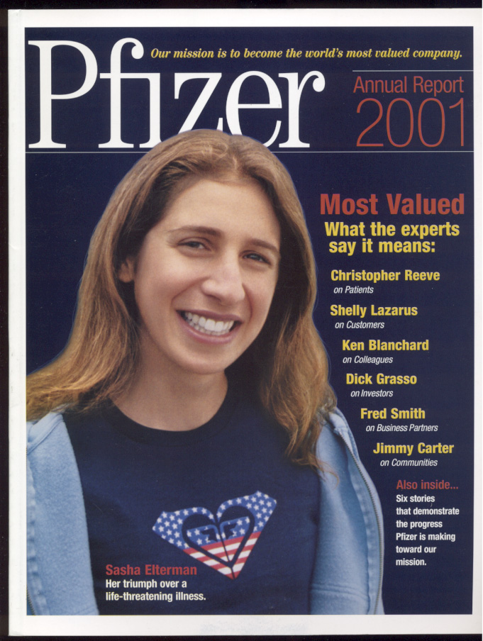 Pfizer 2001 Annual Report