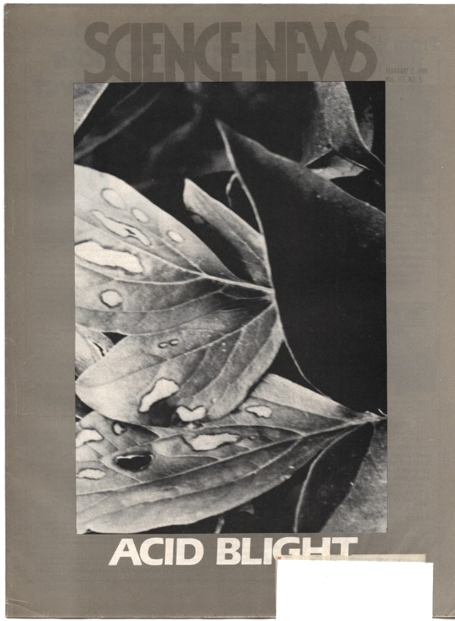 Science News February 2 1980 Acid Rain