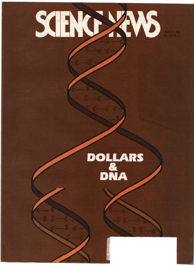 Science News March 29 1980 Dollars and DNA
