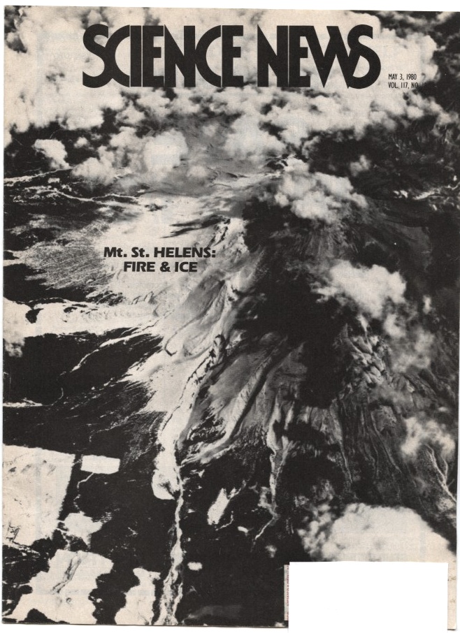 Science News May 3 1980 Mount St. Helens Fire and Ice