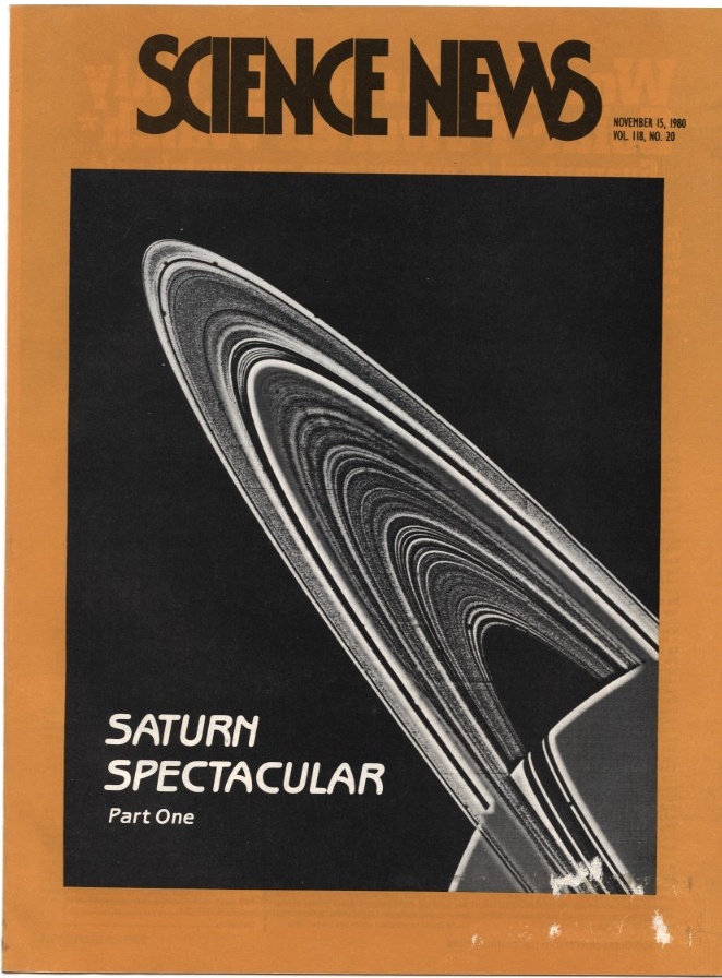 Science News November 15 1980 Voyager 1 spacecraft arrives at Saturn