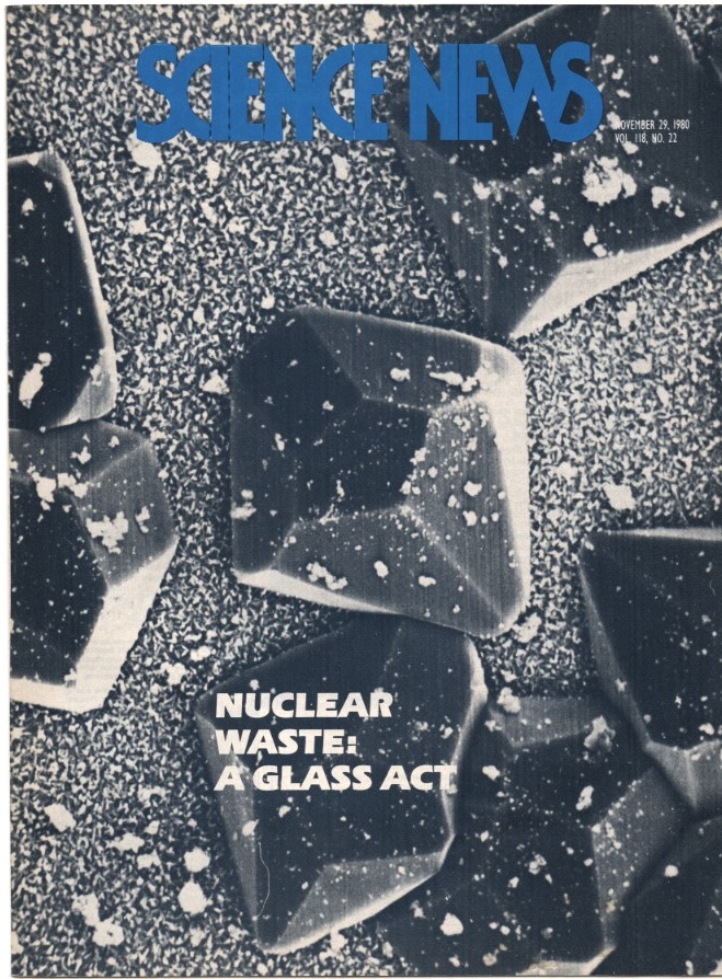 Science News November 29 1980 Safe disposal of Nuclear Waste