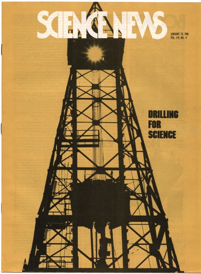 Science News January 24 1981 Deep Sea Drilling for Science