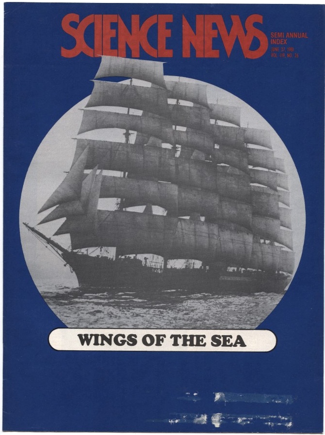 Science News June 27 1981 Modern sailing cargo ships