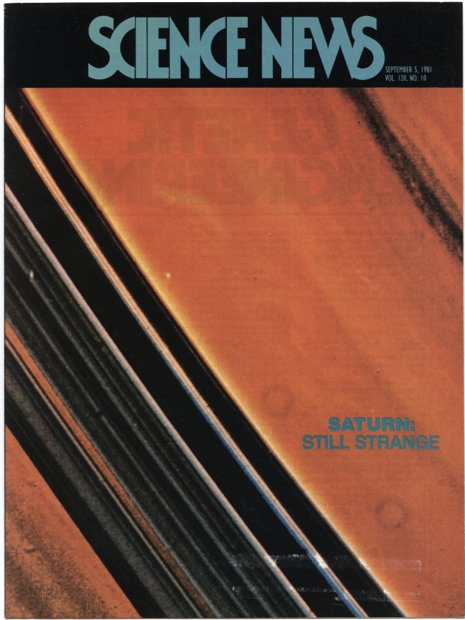 Science News September 5 1981 Voyager 2 at Saturn