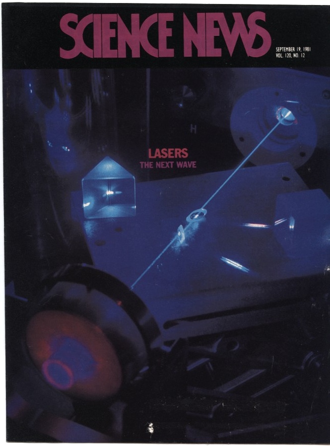 Science News September 19 1981 Latest developments in laser technology