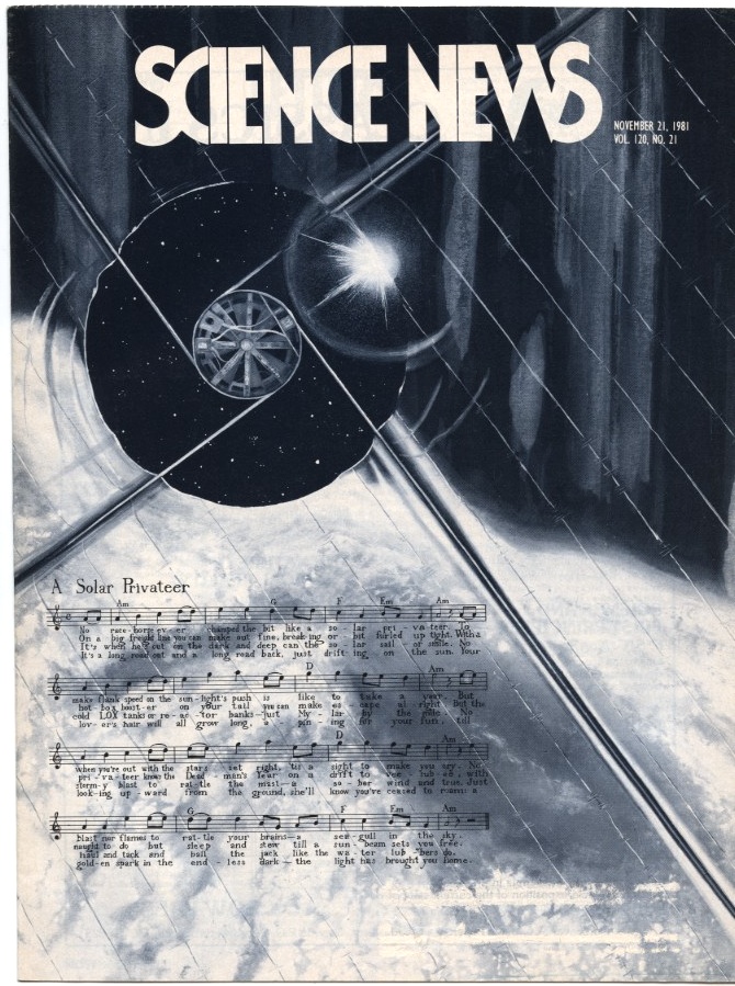 Science News November 21 1981 Solar sails