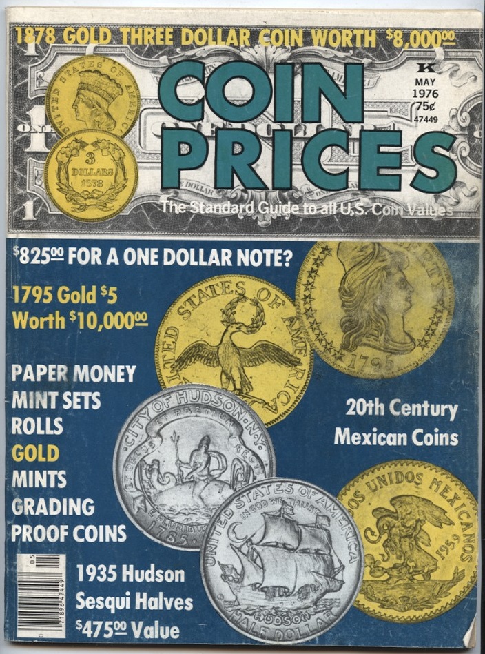 Coin Prices Magazine May 1976