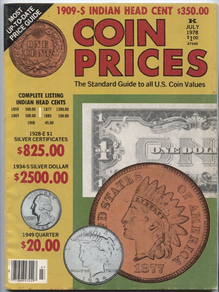 Coin Prices Magazine July 1978
