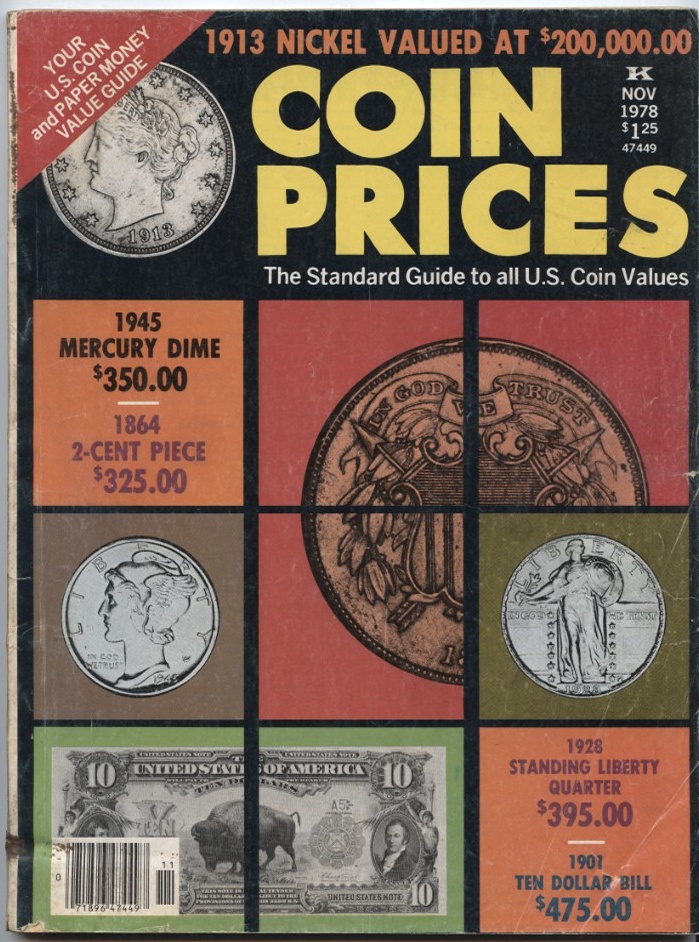 Coin Prices Magazine November 1978