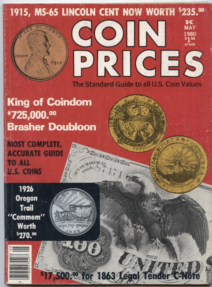 Coin Prices Magazine May 1980