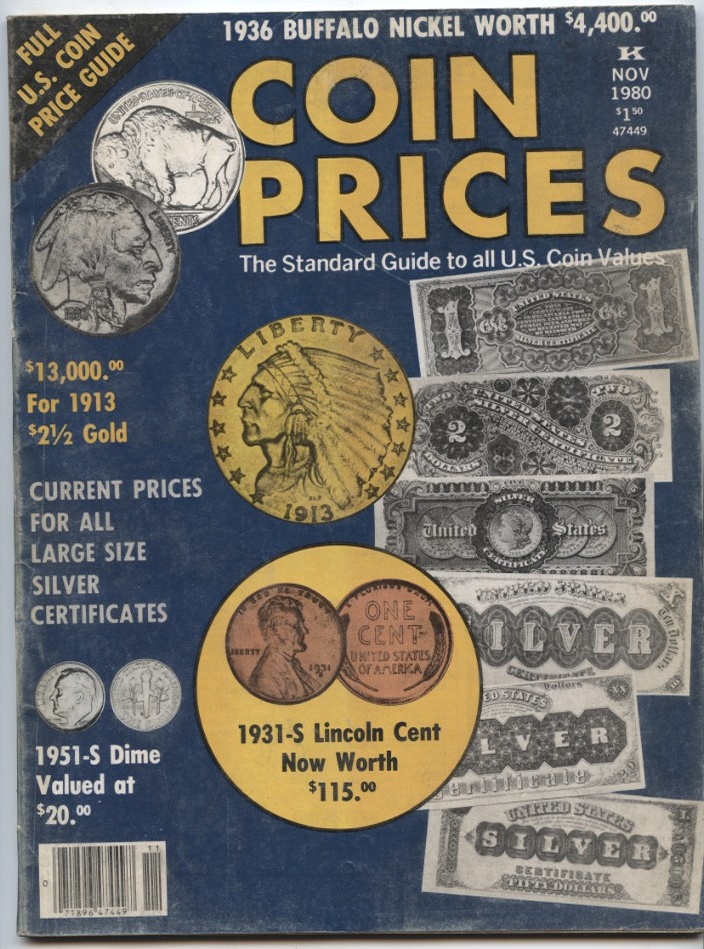 Coin Prices Magazine November 1980