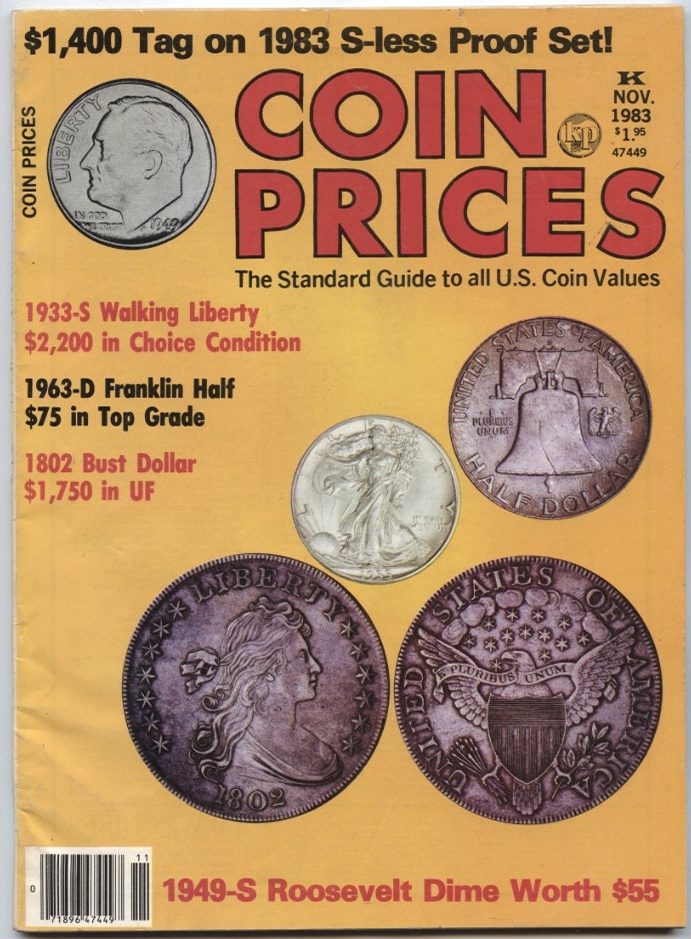 Coin Prices Magazine November 1983