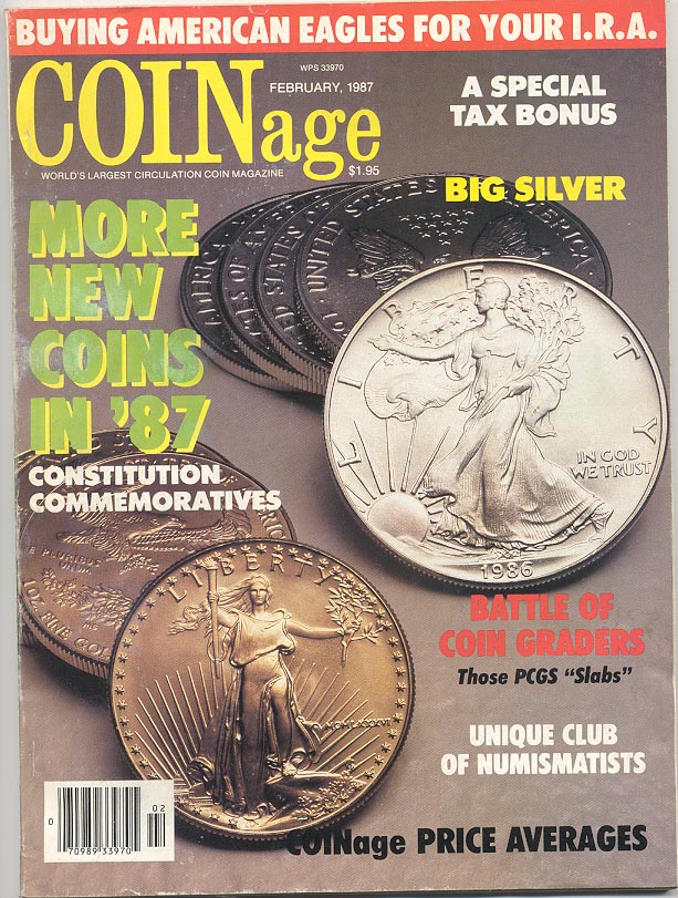 Coinage Magazine February 1987